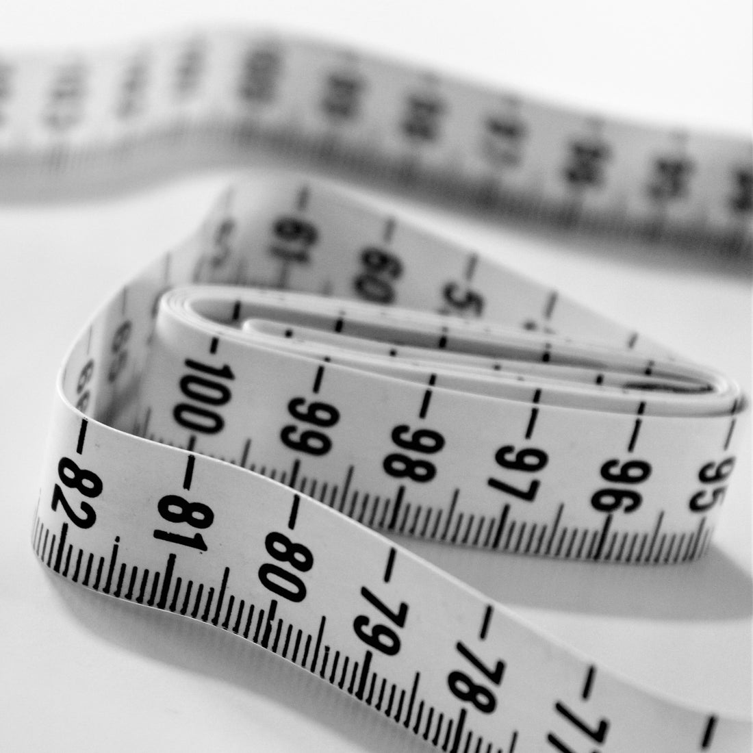 Close up of measuring tape.