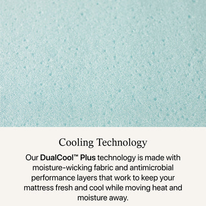 Close-up view of the cooling technology in the Beautyrest Select mattress ||feel: Firm