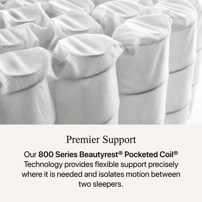 View of coils used on the Beautyrest Select mattress ||feel: Plush