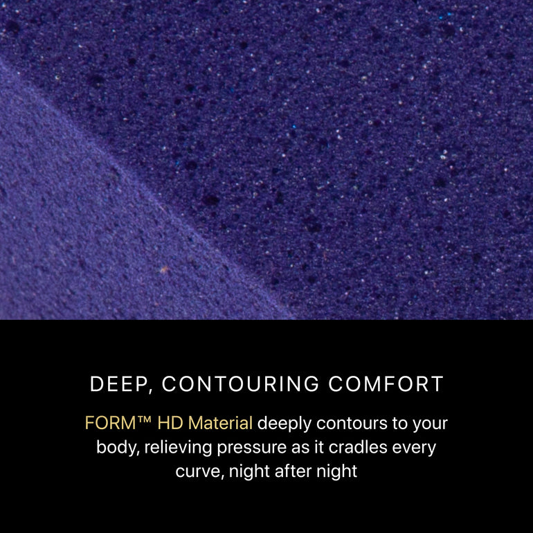 Purple Foam HD material of the BeautyRest Medium Hybrid mattress || series: Series Three || feel: Medium
