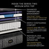 Diagram of the inside of the BeautyRest Medium Apex Top Hybrid mattress || series: Series Two || feel: Medium Apex Top
