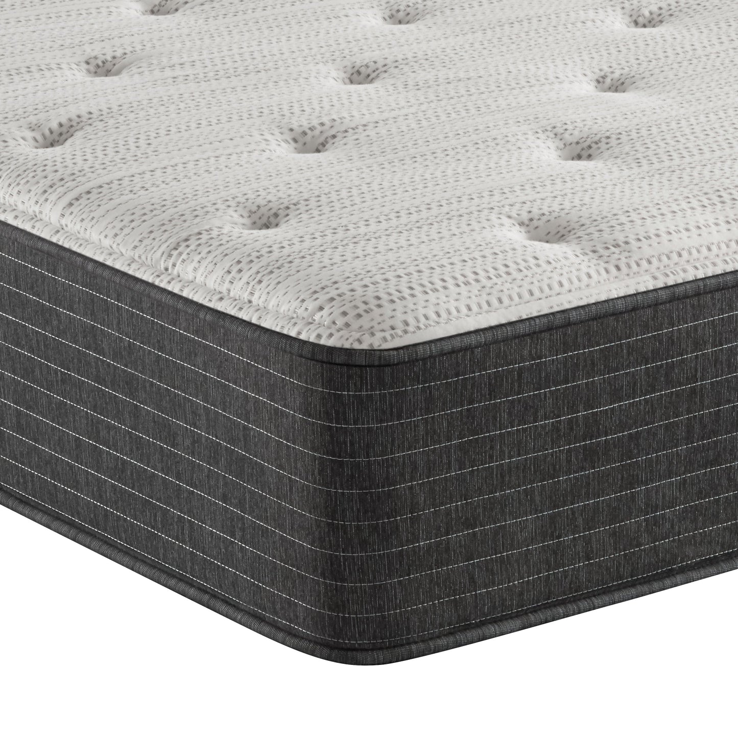 Corner view of the Beautyrest Silver BRS900 Plush mattress