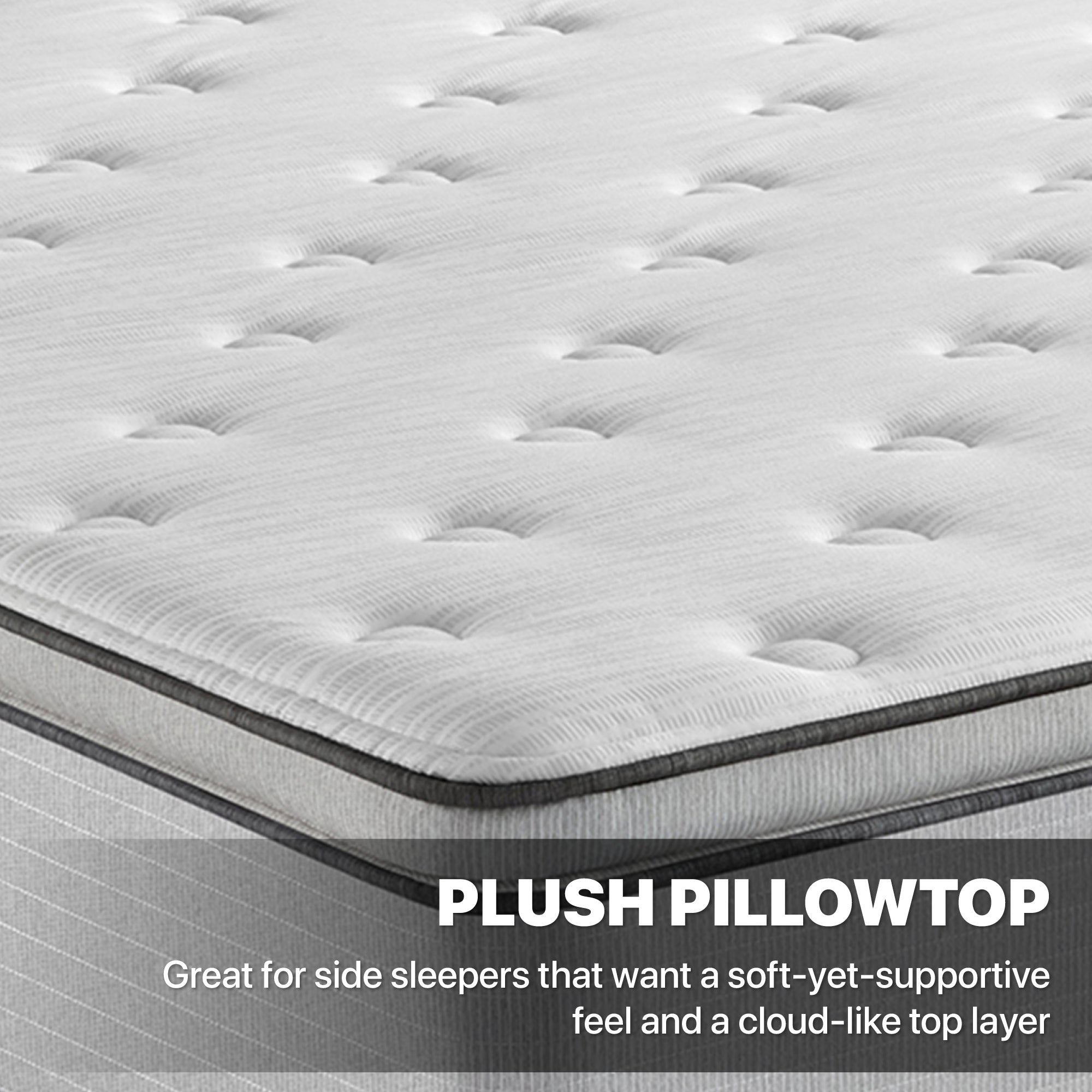 Beautyrest plush shop pillow top mattress