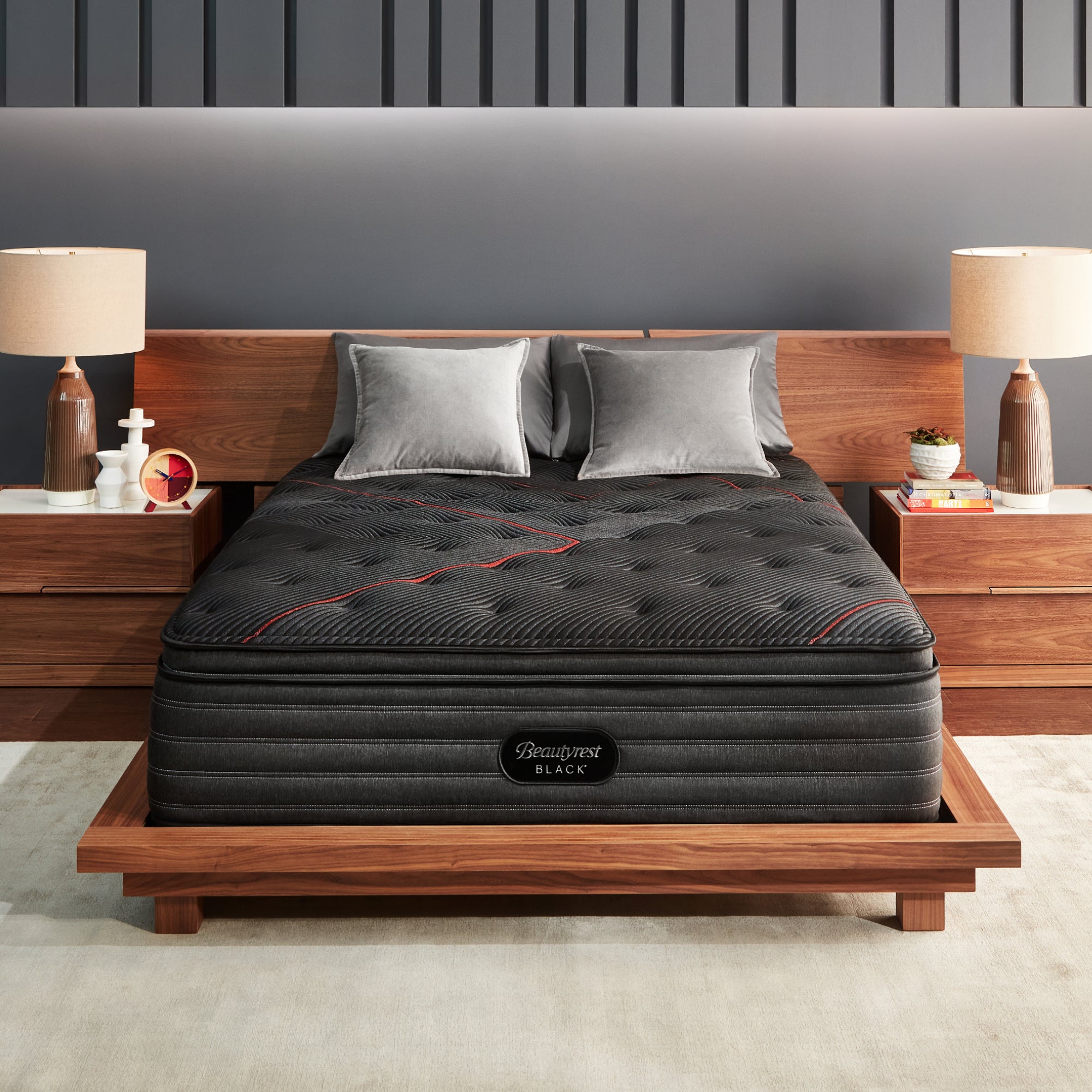 Queen beautyrest black deals mattress