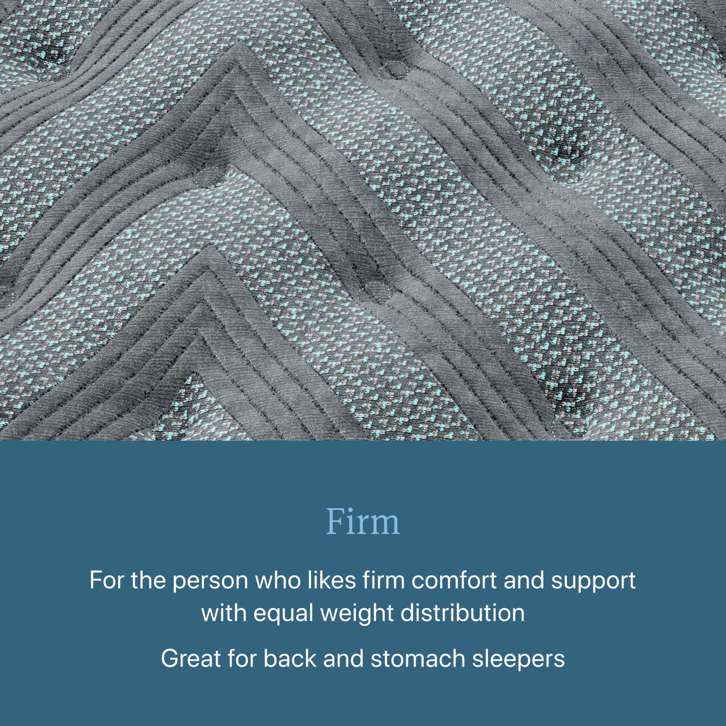 Closeup image of the Level One Firm Beautyrest Innerspring Mattress