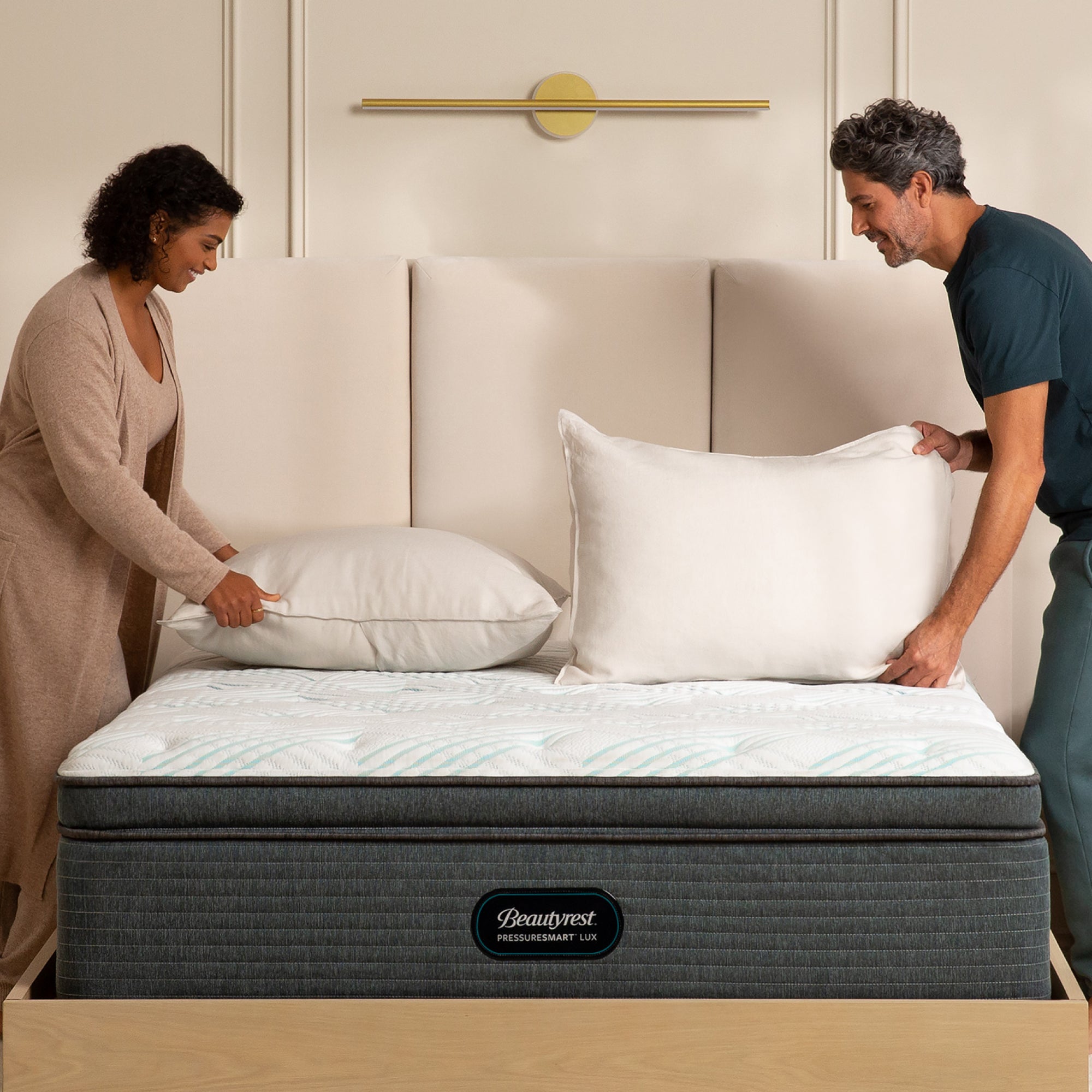 Pressuresmart lux plush deals mattress